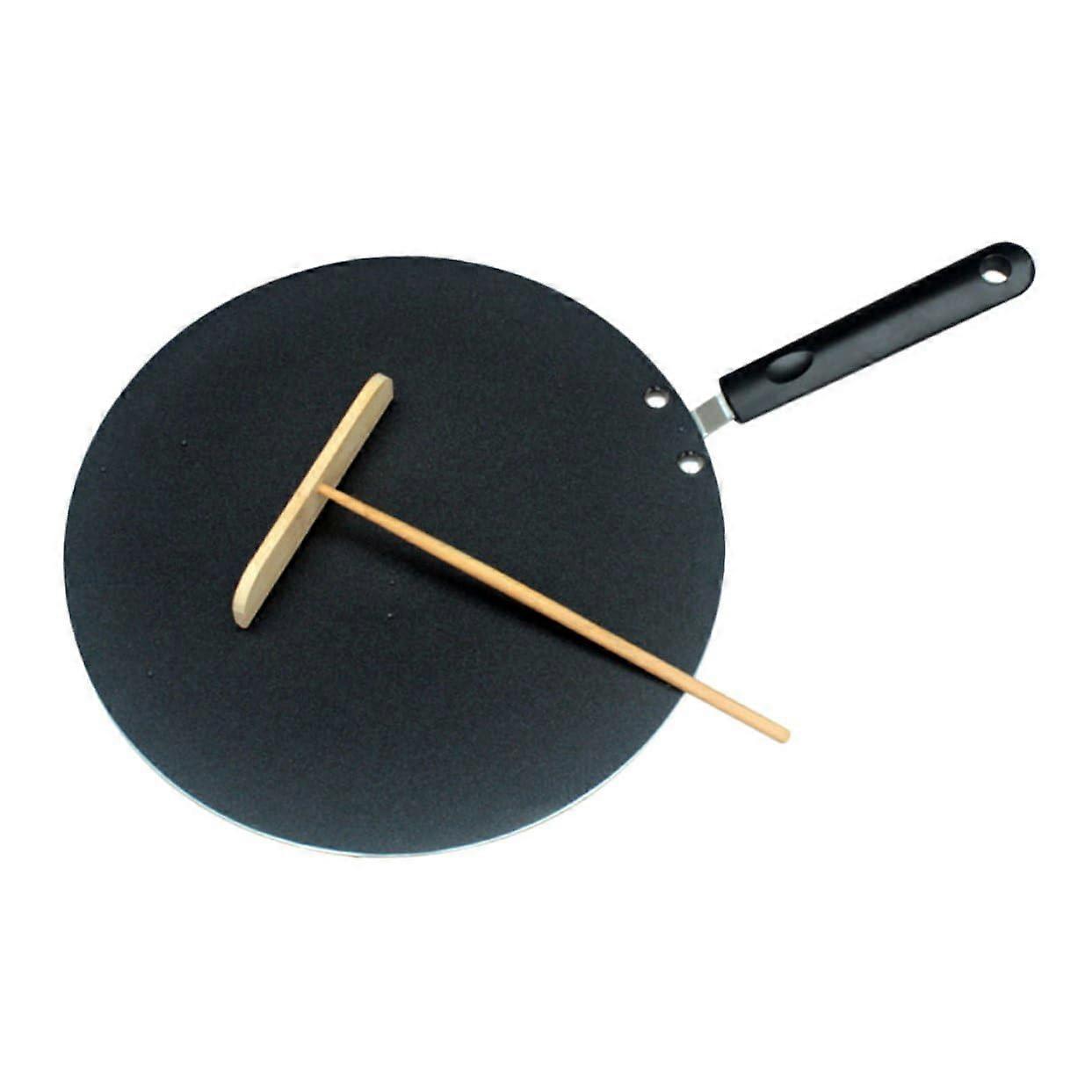 Nonstick Frying Pan Flat Pancake Pan with Ergonomic Handle for Easy Breakfast Cooking