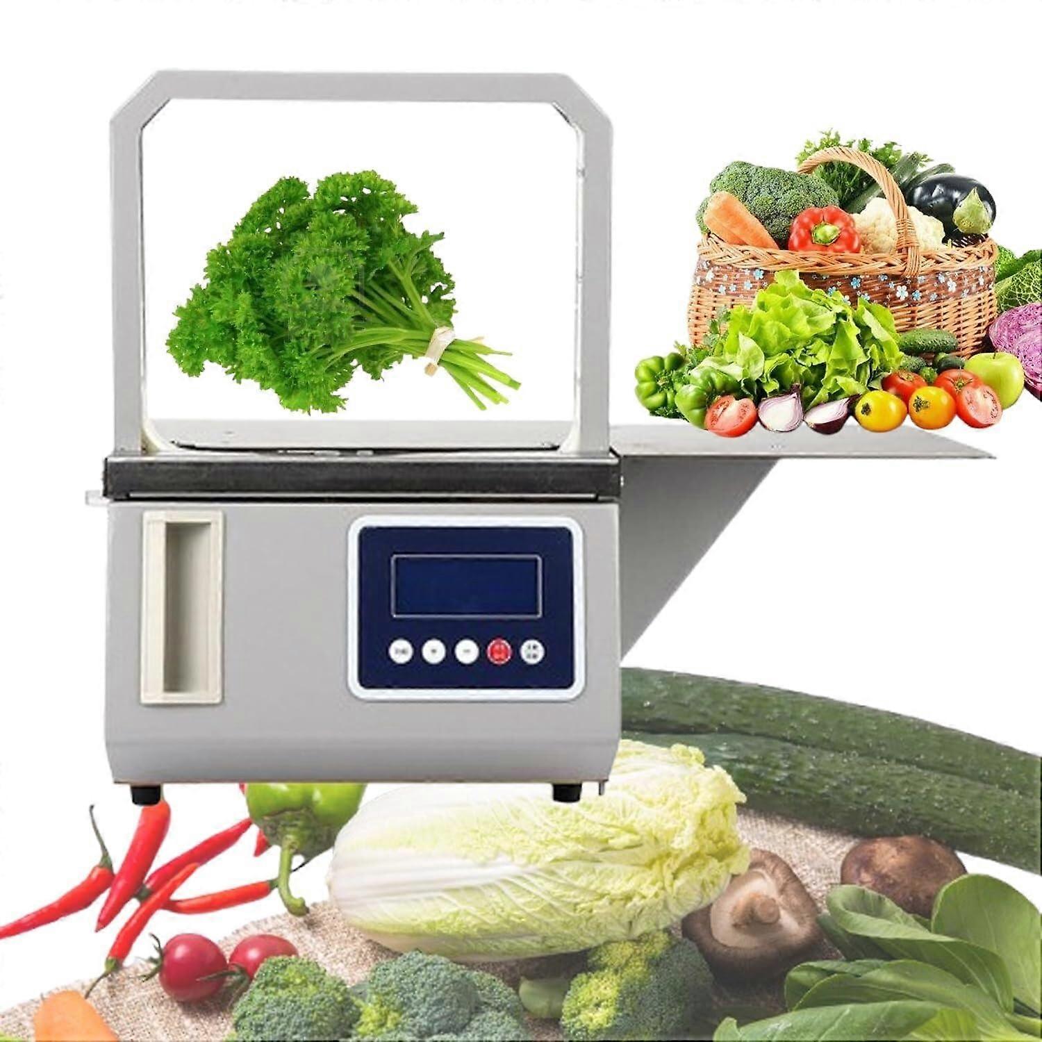 Automatic OPP Tape Strapping Machine with Smart Photoelectric Induction for Vegetable Bundling