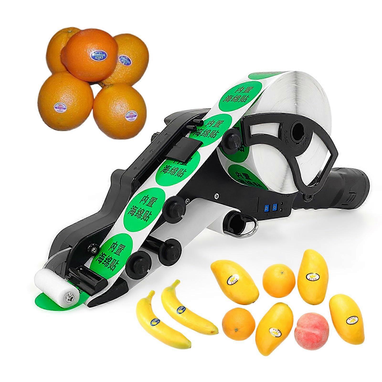 Electric Label Applicator with AutoSensing, 80mm Cordless Barcode Sticker Dispenser for Warehouse