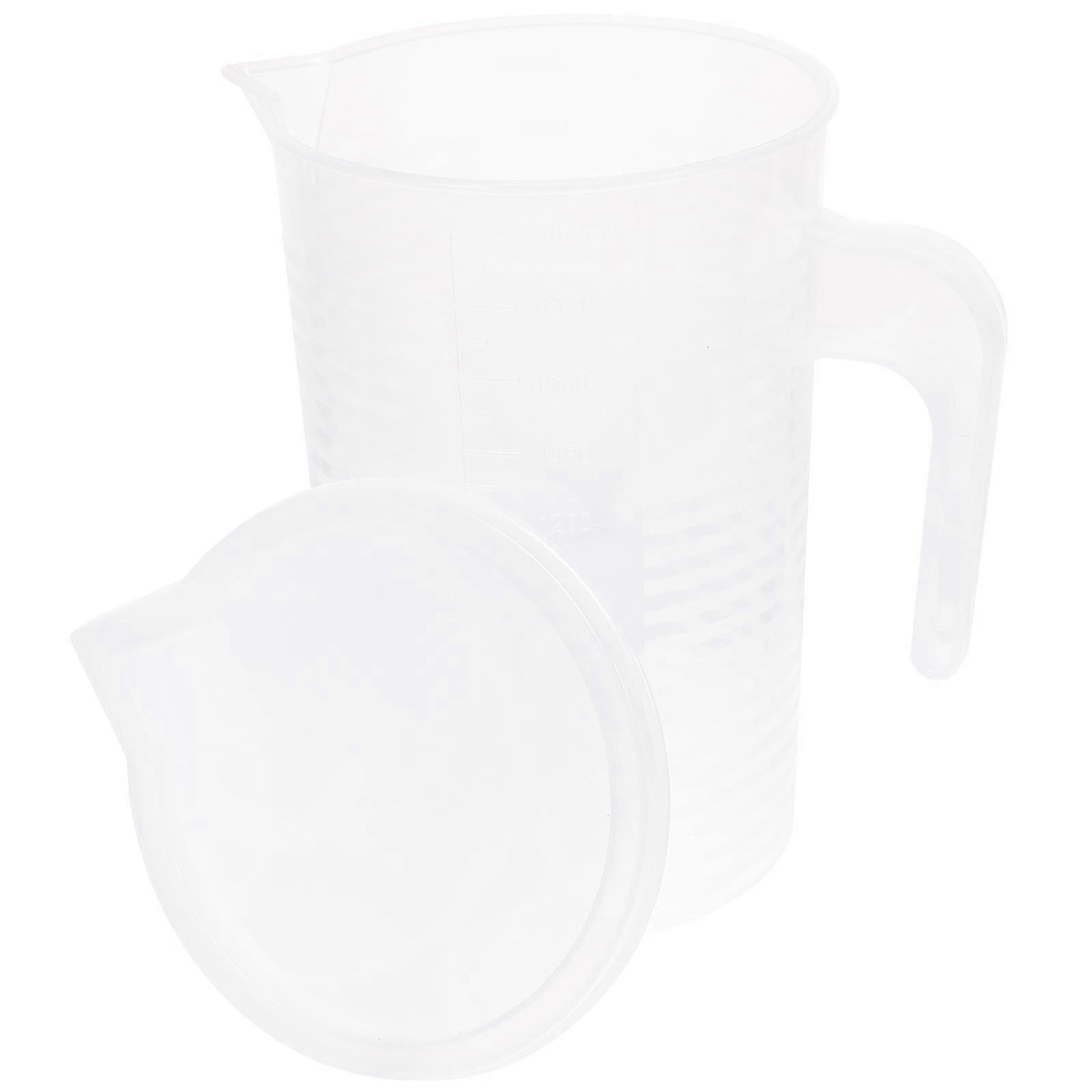 Handle Measuring Cup Heat Resistant Cup for Storage 2000Ml