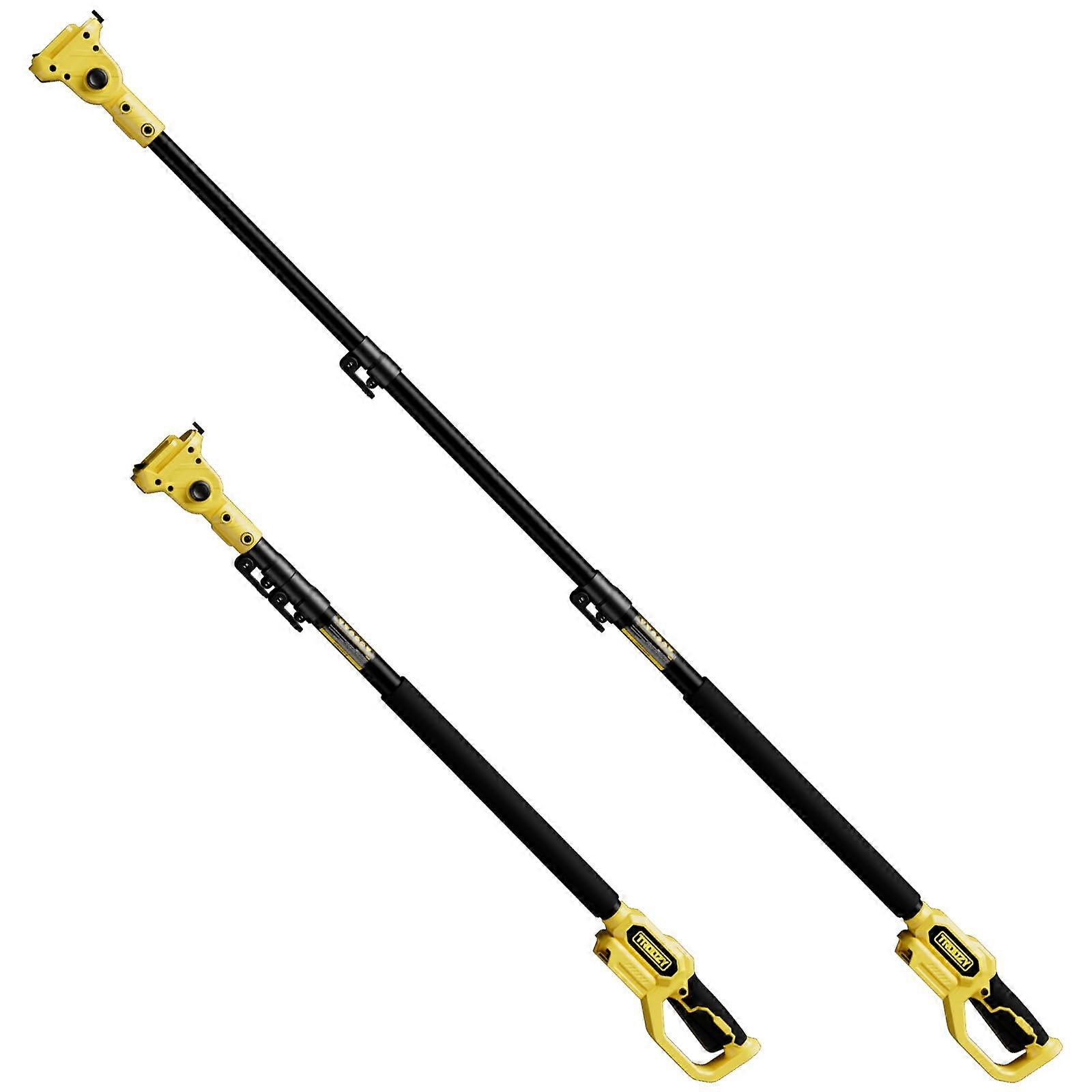 Telescopic Pole Saw 9FT Adjustable Chainsaw Extension with 180° Rotatable Head for Tree Pruning