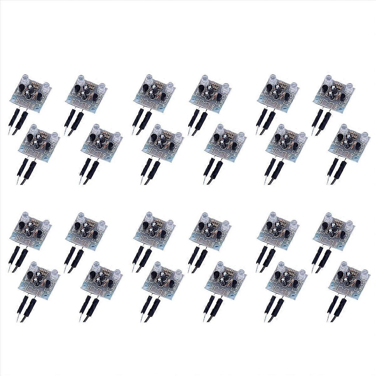 4-Piece Set 5mm LED Flash DIY Kit Electronic Kit PCB Circuit