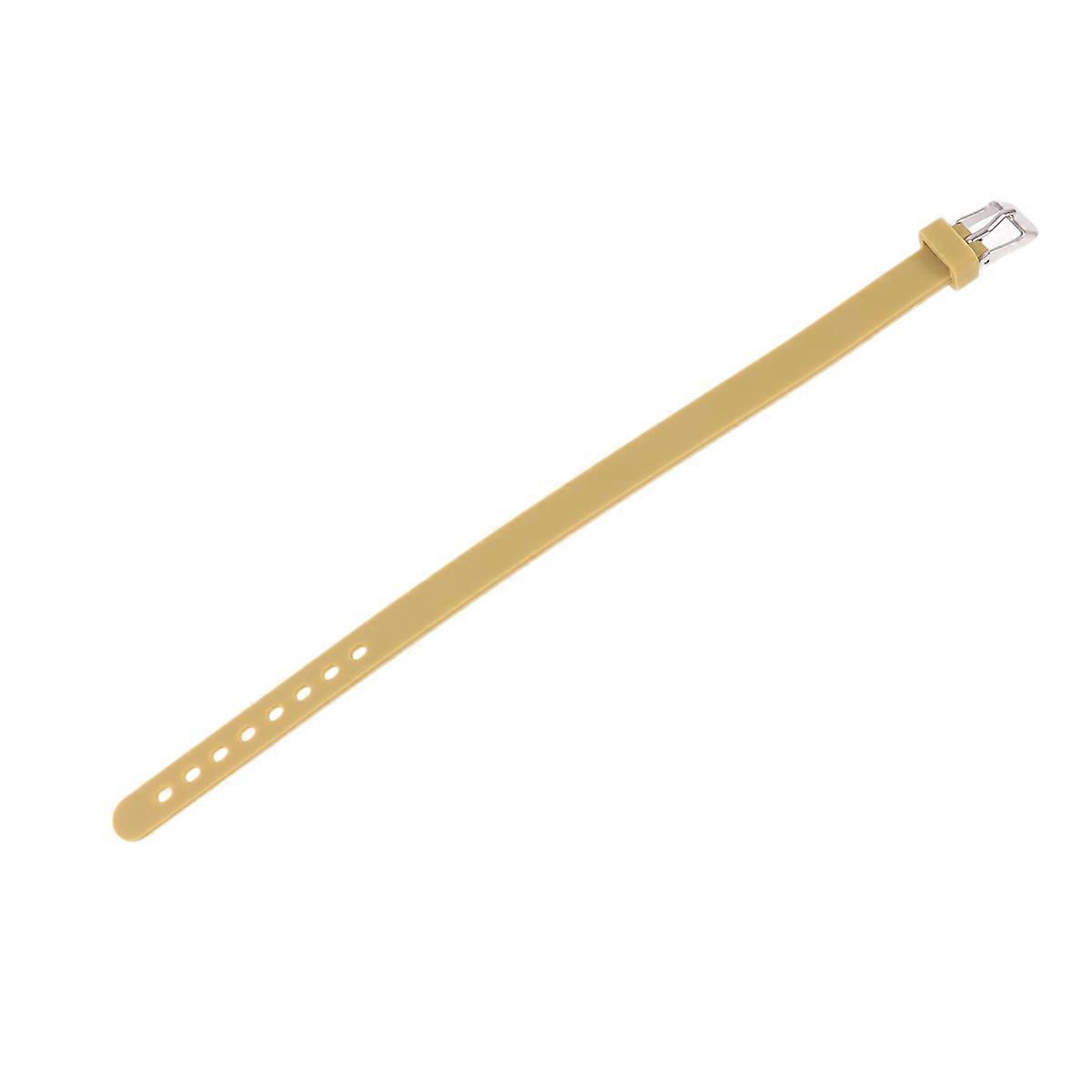 Silicone Wristband Solid Color Bracelet for Decor Use