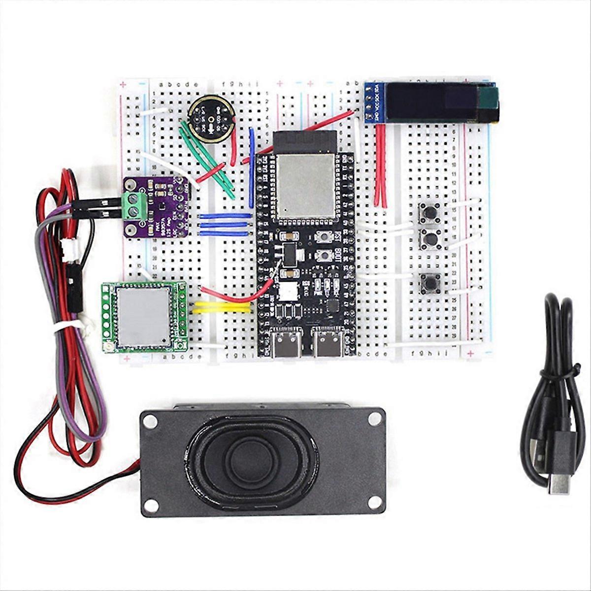 AI Voice Chat Robot 4G Internet ESP32-S3 Development Board Breadboard