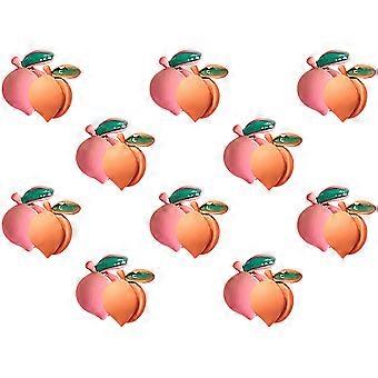 Wassermelonen-Pfirsich-Nagelanhänger aus Legierung für 20 Nagelkunst-Designs