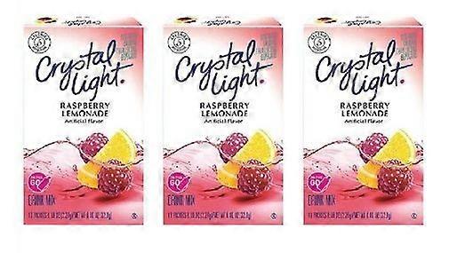 Crystal Light den gå Raspberry Lemonade socker gratis läsk Mix 3-Pack