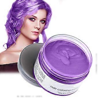 Lila Haarwachs, temporäre Farbpaste, 120 g, sofort auswaschbar, Styling für Männer, Frauen, Kinder, Partys
