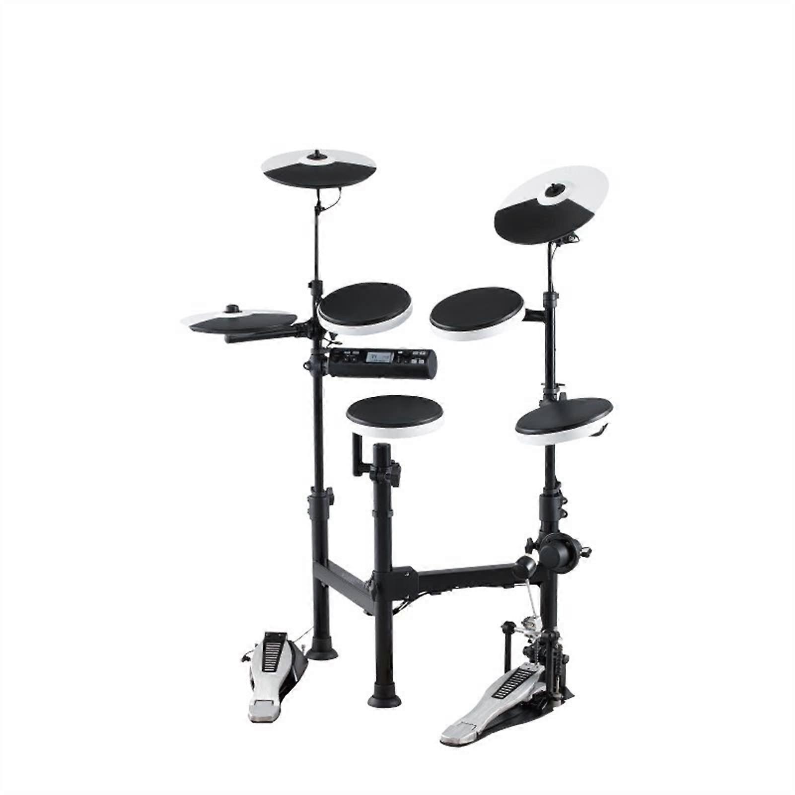 Electronic Drum Kit Foldable Compact Set for Beginners Quiet Practice Easy Setup