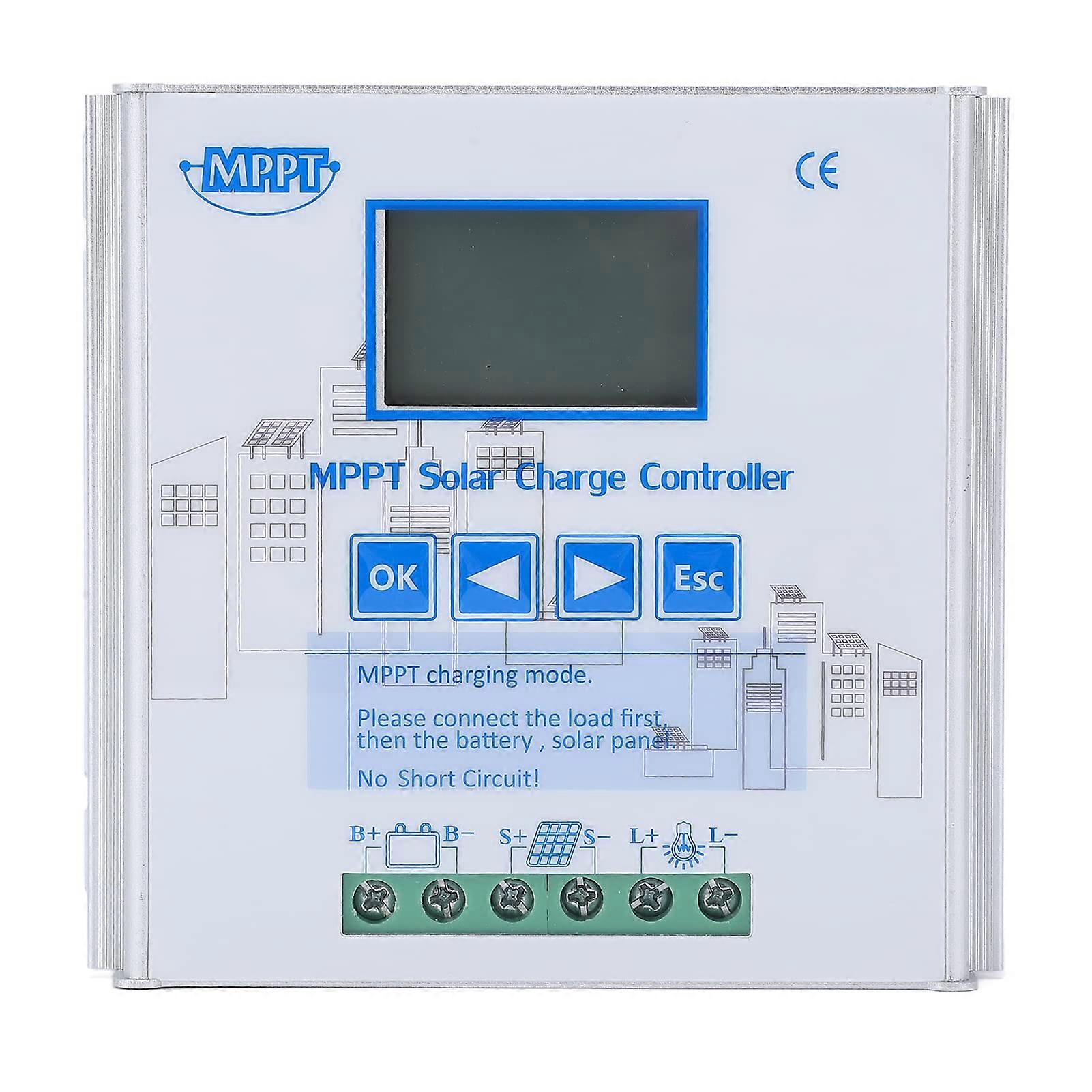 MPPT Solar Charge Controller 10A 12V 24V  Efficiency Tracking Multi Protection for Batteries