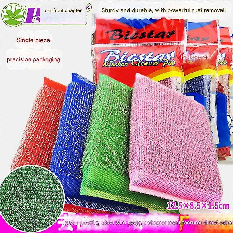 Kitchen Cleaning Brush Heavy Duty Multi - Function Dish Scrub Rust Removal Cookware Cleaner
