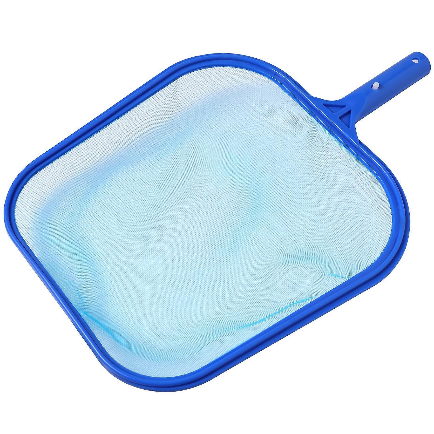 Pool Skimmer Net with Durable Nylon and Solid Plastic Frame for Easy Leaf Removal in Pools Spas