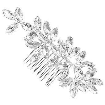 Small Hair Combs Rhinestone Hair Barrettes for Women 1Pack