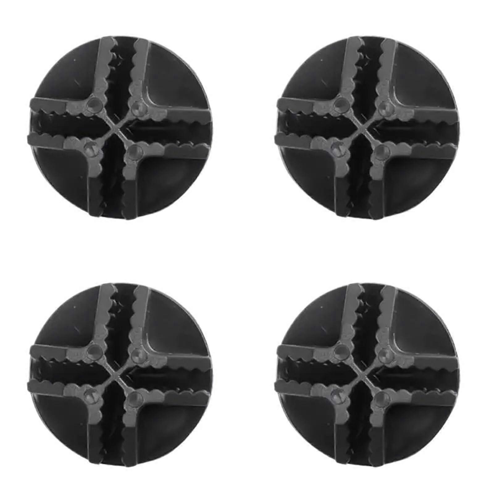 Wire Cube Connectors Black Round 100pcs Secure EightSlot Grip for Modular Storage Shelves