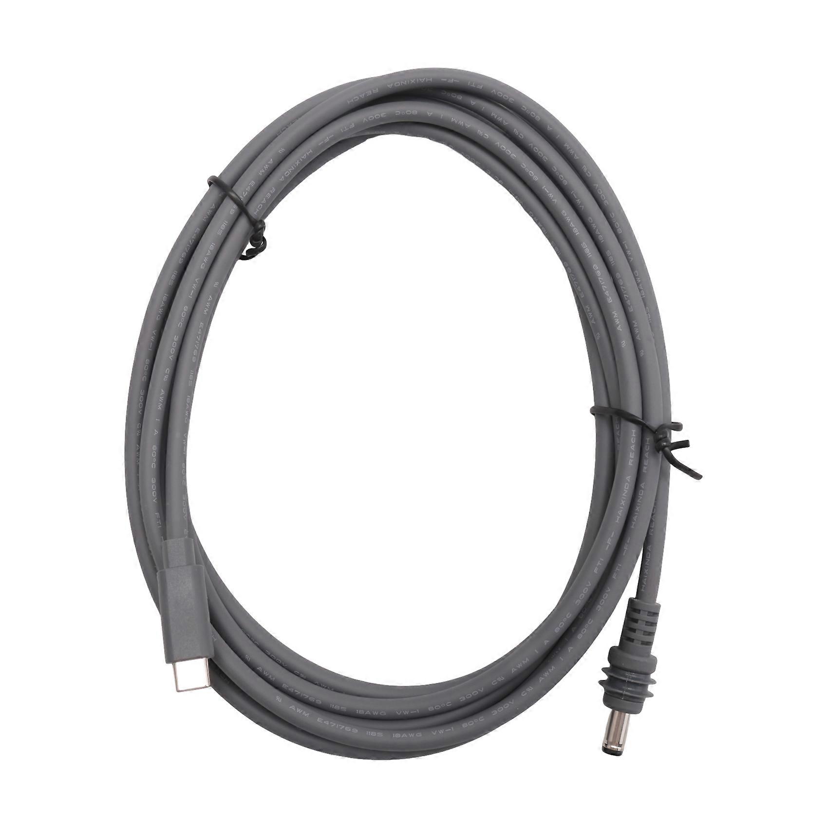 For Mini Cable 10FT Mini USB C to DC Power Cable