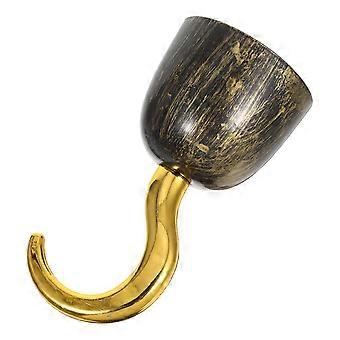 Pirate Costume Props Plastic Pirate Hook for Halloween Party Performance 6Pcs
