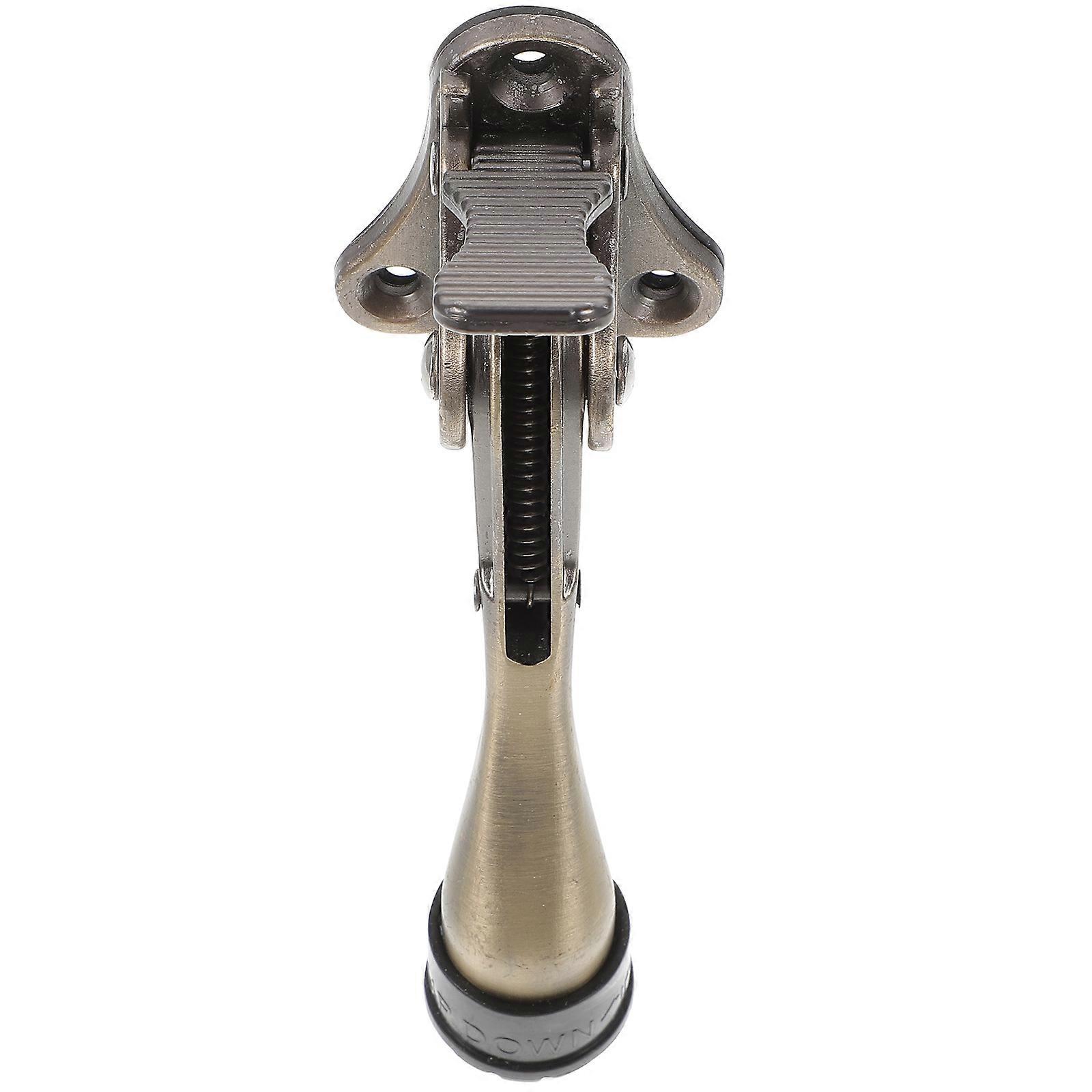 Door Stopper Adjustable Semi-Automatic Step on for Door 2Pcs