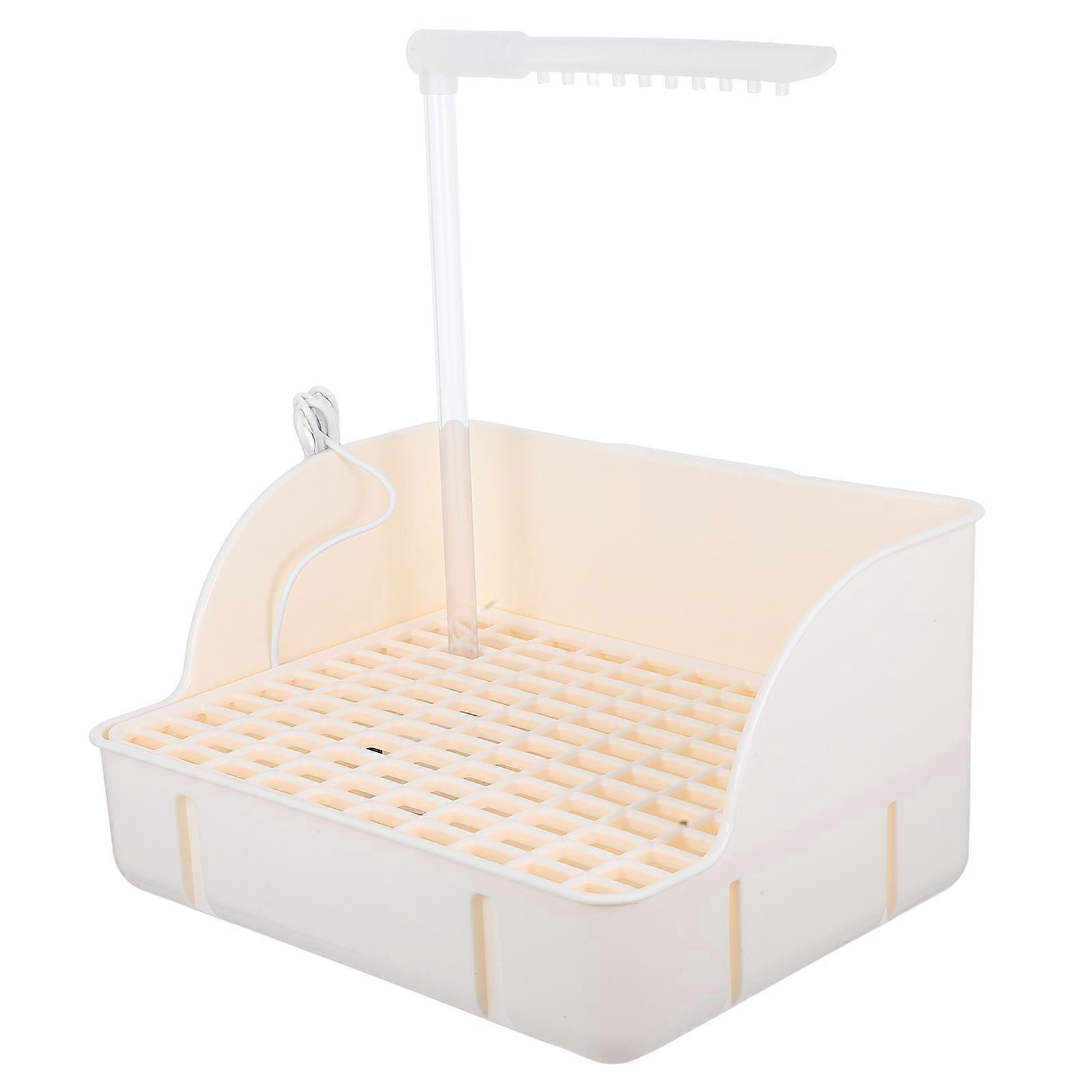 Automatic Bird Bathtub for Parrots with Circulating Water 2Pcs Set