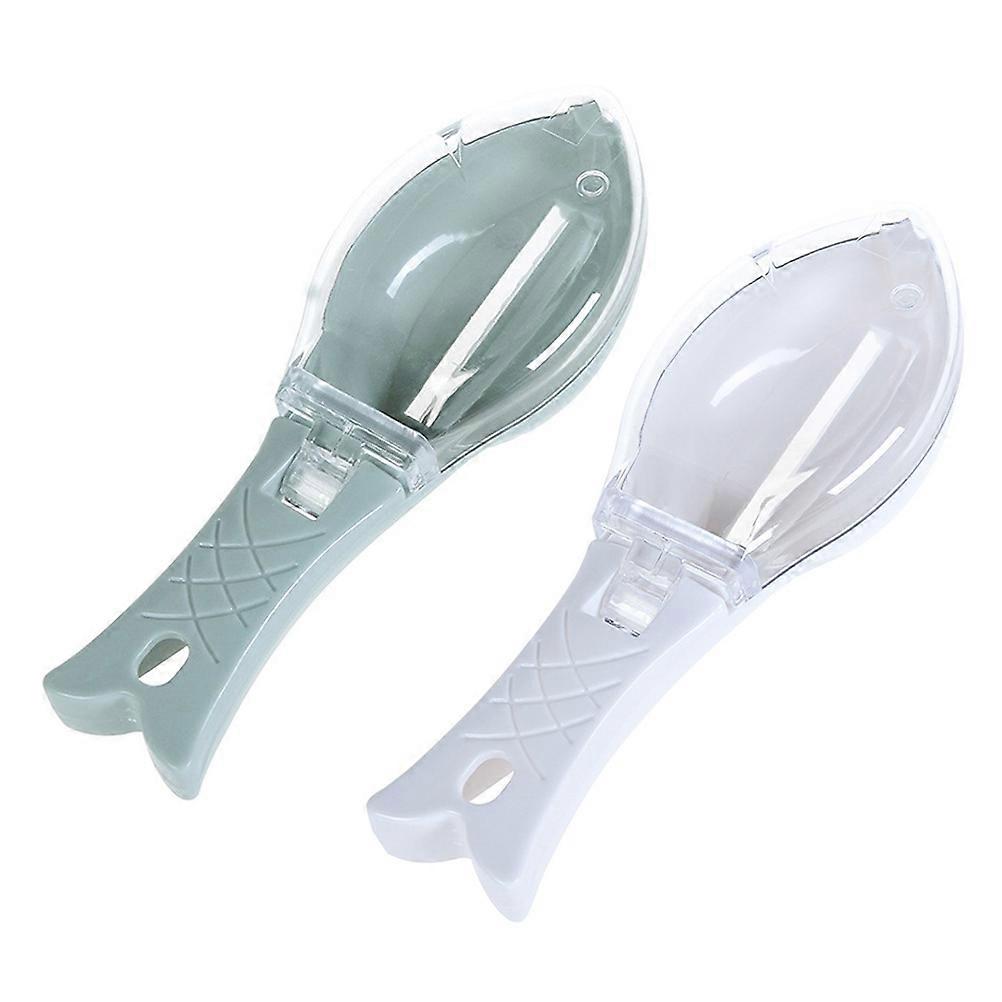 Fish Skin Brush Fish Scale for Quick Scale Removal 2Pcs