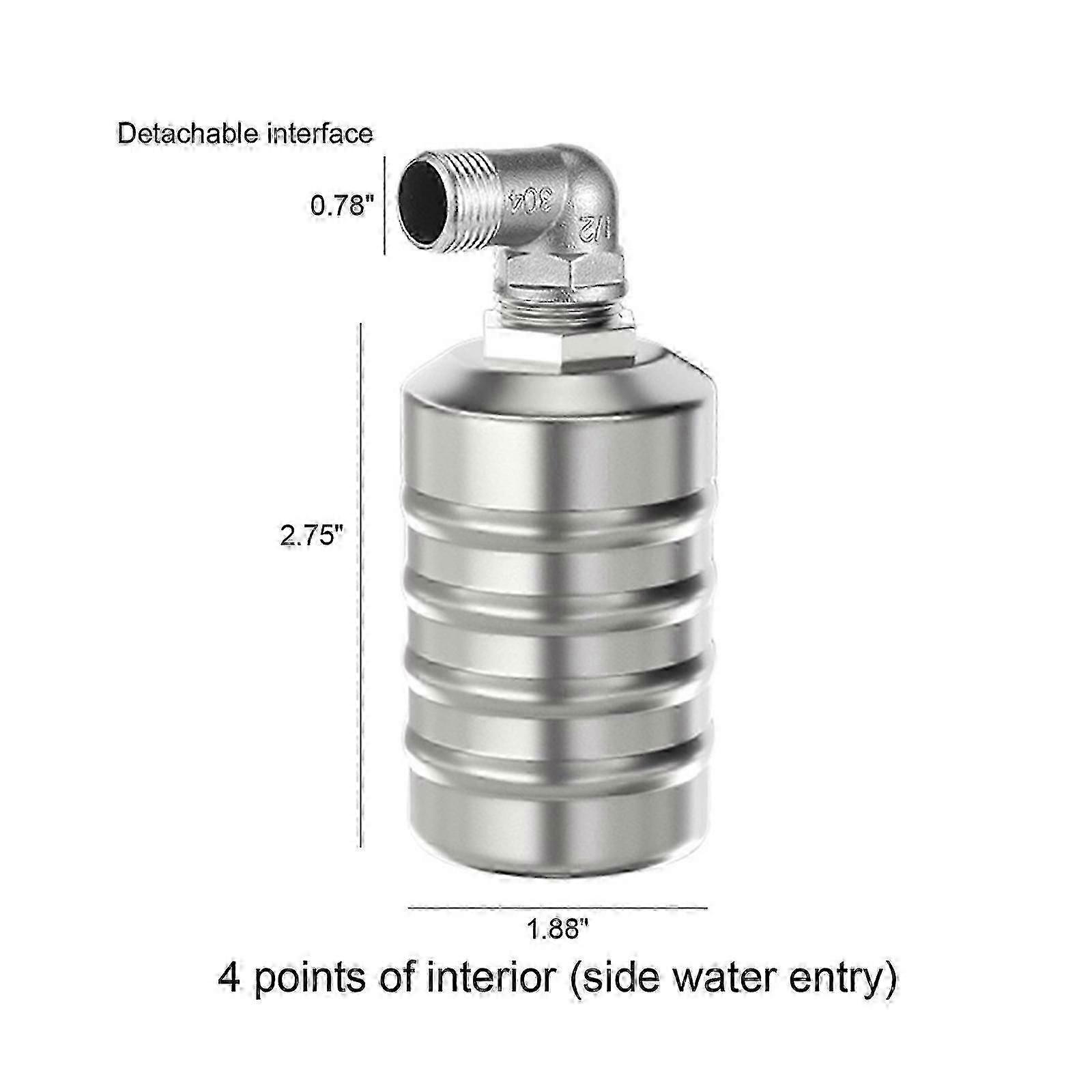 Save Water with Durable Stainless Steel Float Valve DN15