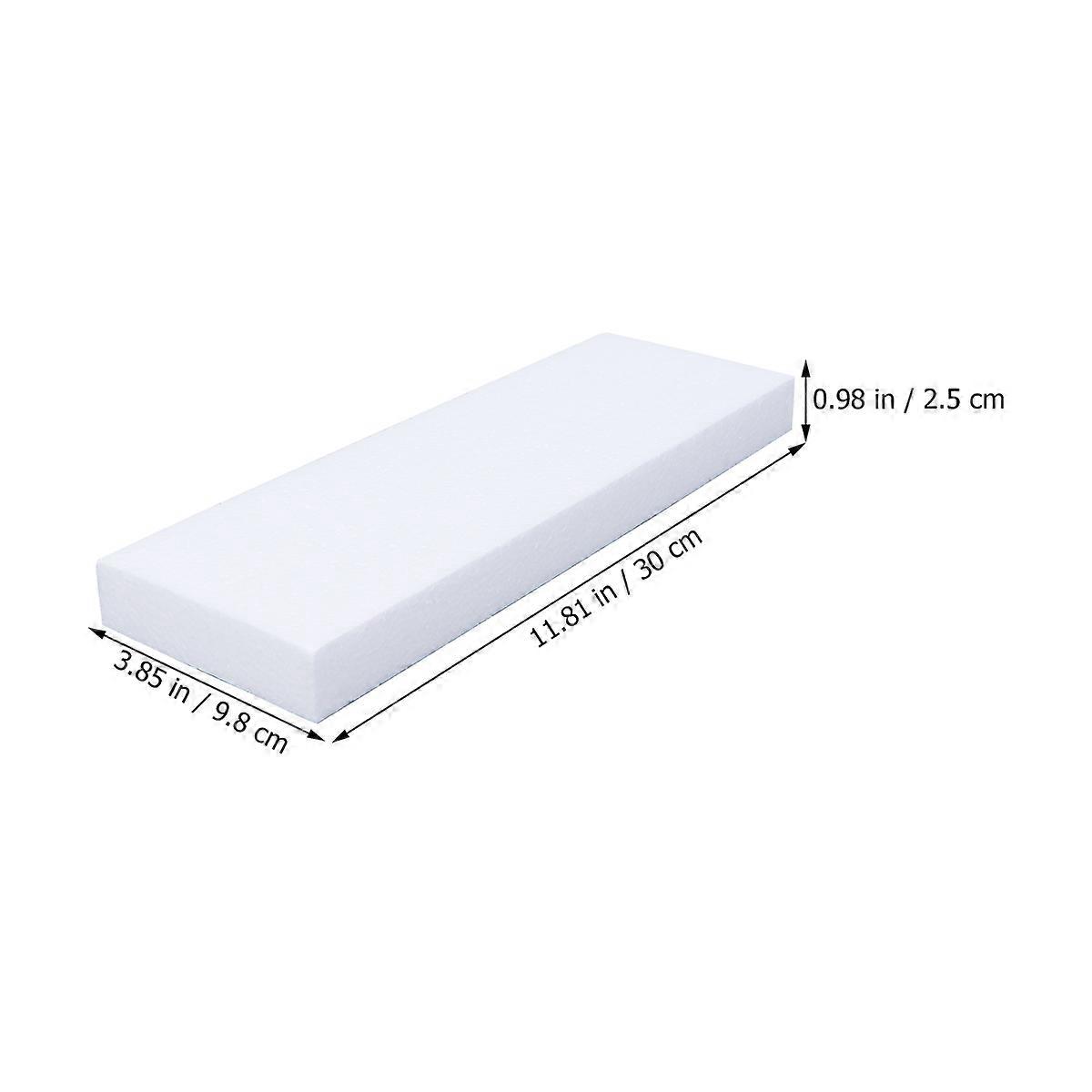 Foam Block Cake Mold for DIY Use 12Pcs Rectangular Block Embryo Model