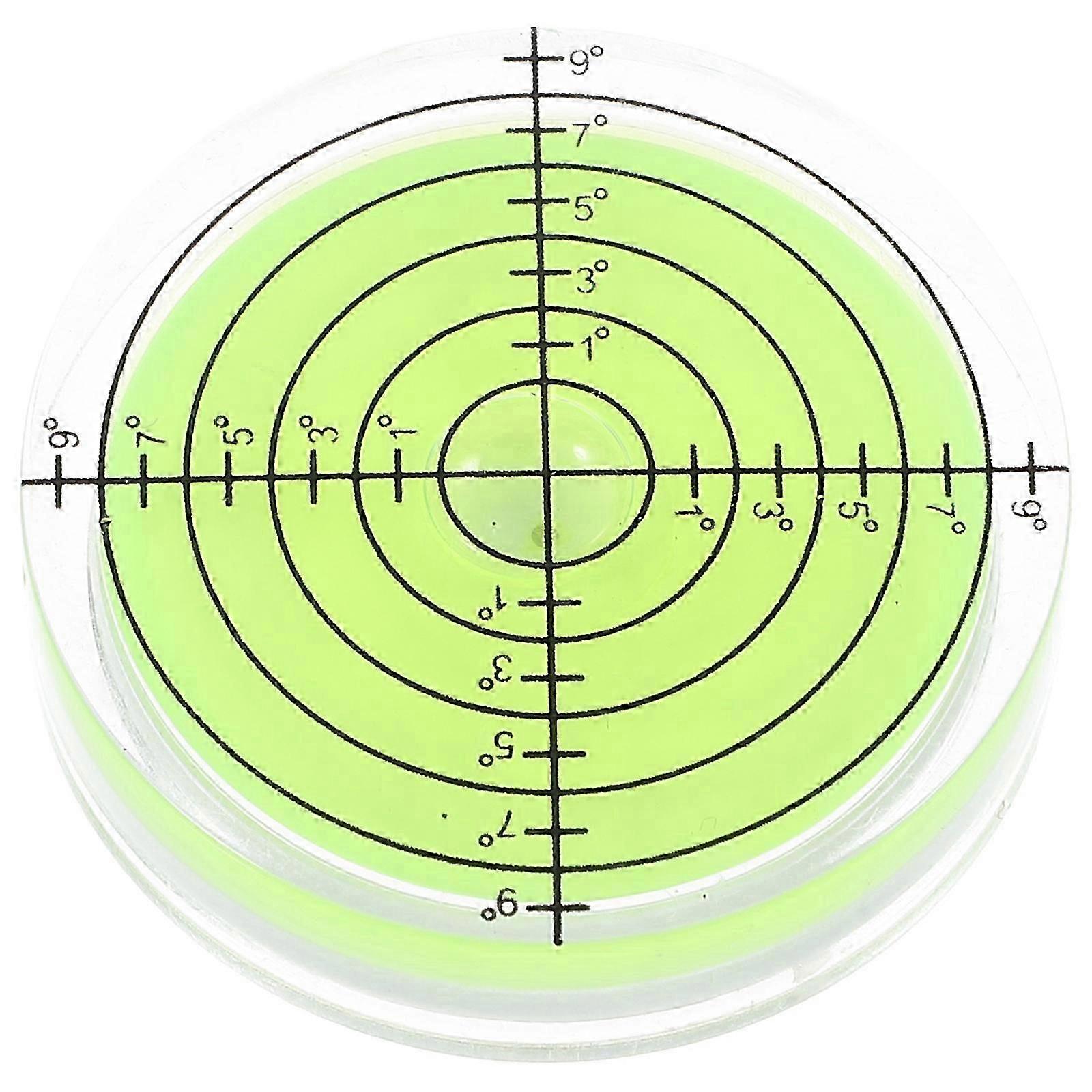 Light Green Golf Ball Marker Bubble Level, 2Pcs, for Precise Putting