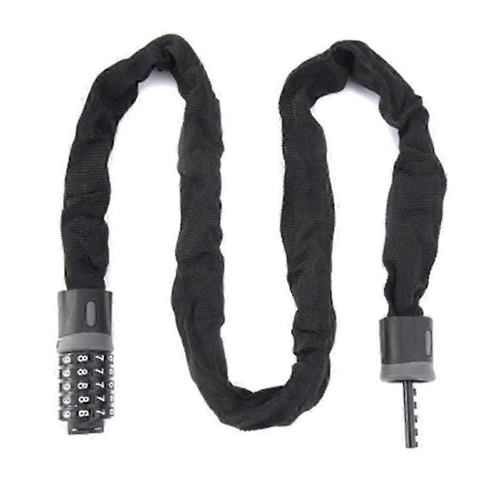 Password Bicycle Digital Chain Lock Security Outdoor AntiTheft 150cm QD