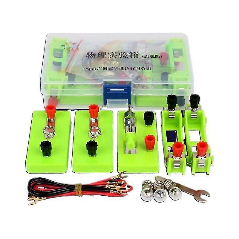 Physics Labs Circuit Learning Kit Basic Electricity Discovery Principles Kit For Science Study Parallel Magnetism Experiment Equipment Set For Child J
