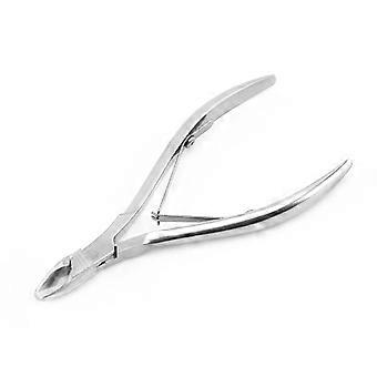 Tesoura de cutícula em aço inoxidável, tesoura de cutícula profissional para manicure e pedicure.