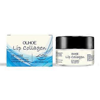 Nachtpflegende Lippenmaske, Feuchtigkeitsspendende Lippenpflege für trockene Lippen, für Glanz und Feuchtigkeit, 20 g