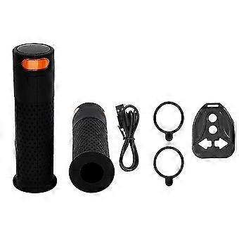 Scooterhandvatten met richtingaanwijzer, compatibel met Xiaomi/Ninebot e-scooters. Stuur met sleufgreep en ronde buis.