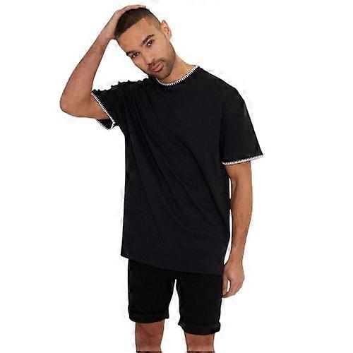Threadbare Mens Zig  Knitted Regular T-Shirt
