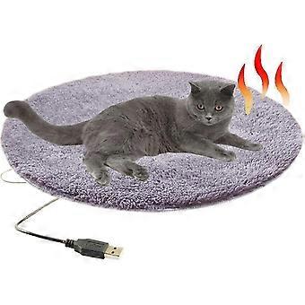 Large Waterproof Pet Heating Pad for Cats, Electric Heated Mat Bed with Safe Warming Design for Indoor Pets
