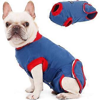 Dog Recovery Suit After Surgery Wear, Soft Male Female Pet Medical Surgical Clothes Onesie, Puppy Cat Post-Operative Vest Snuggly Shirt, E-Collar Cone