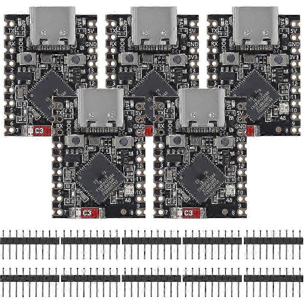 5pcs Type-C Supermini ESP32-S3 Development Board Supermini Development Board 2.4GHz WiFi Bluetooth