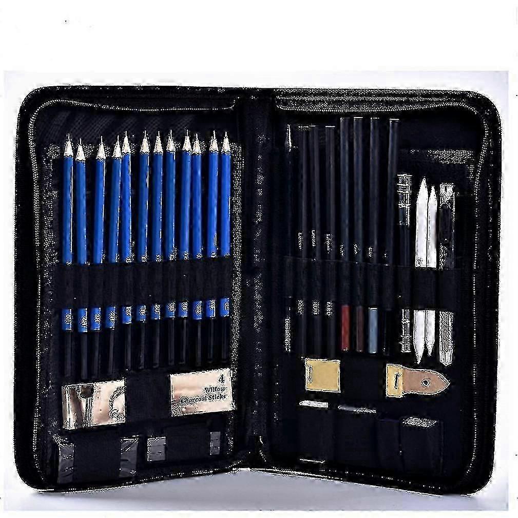 40pcs Engineering Design Tools Sketching Pencil Set Professional Drawing Kit