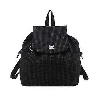 Sac à dos de montagne en toile à grille fendue pour femme 2025 College YTQ