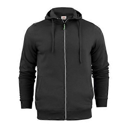 Printer Mens Plain Full Zip Hoodie