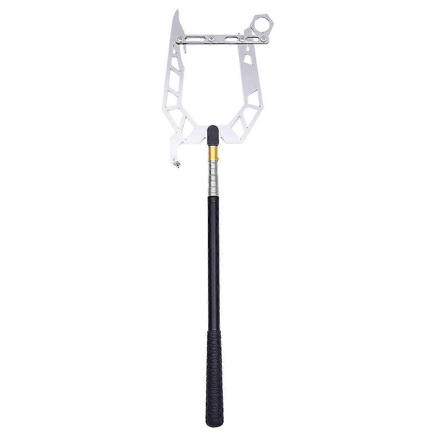 Dock Hook Multi-Purpose Telescoping Boat Hook Long Distance Threader Mooring Rope Cable Wire Guider