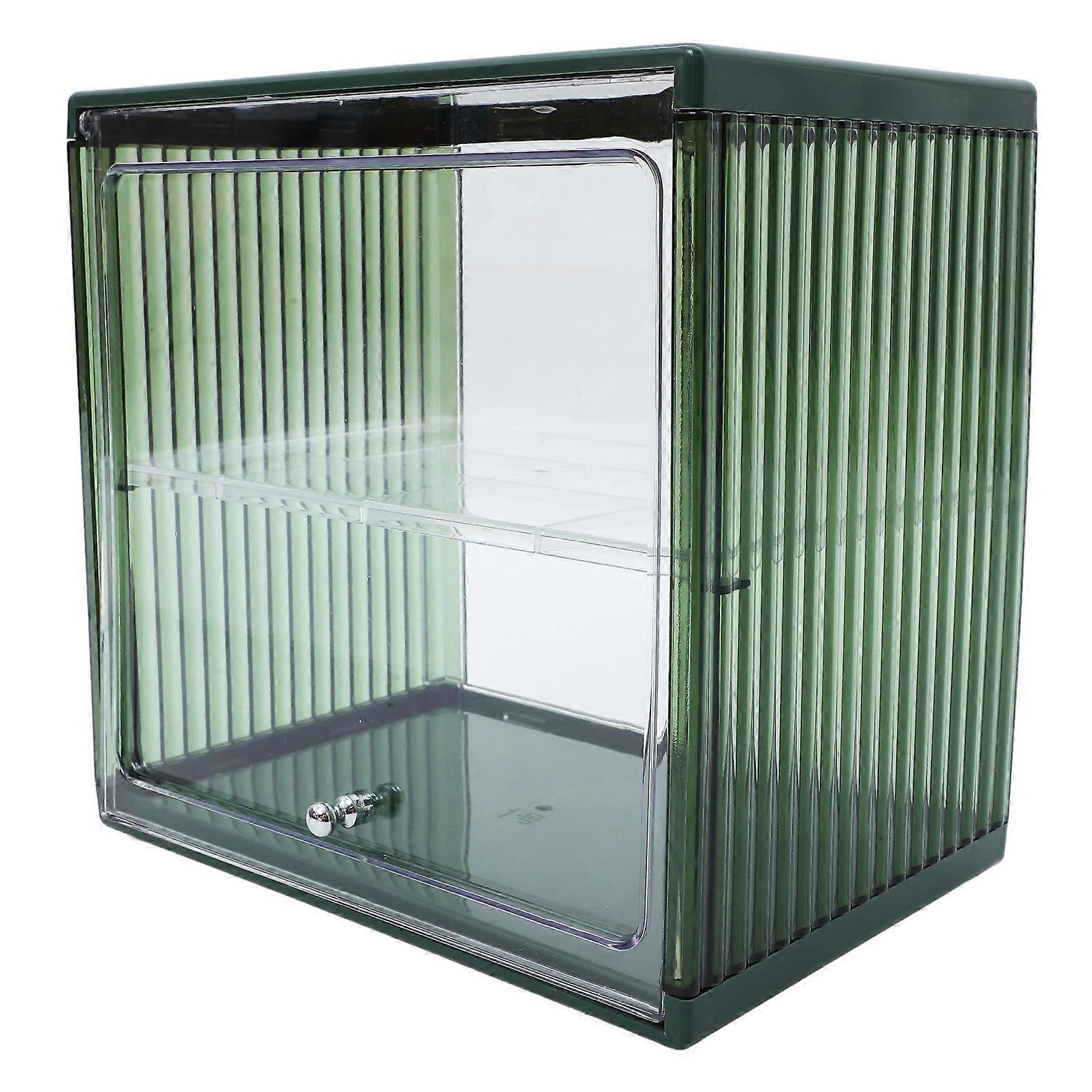 Transparent Bread Box Double-deck Bread Fresh Keeping Box Reusable Plastic Bread Case