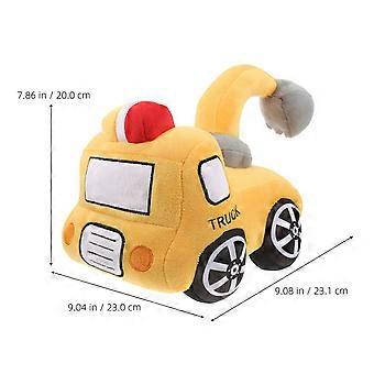 Soft Excavator Plush Toy for Boys Cute Stuffed Car Doll