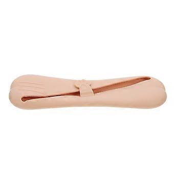 Makeup Brush Case Silicone Makeup Brush Organizer for 5Pcs Brushes