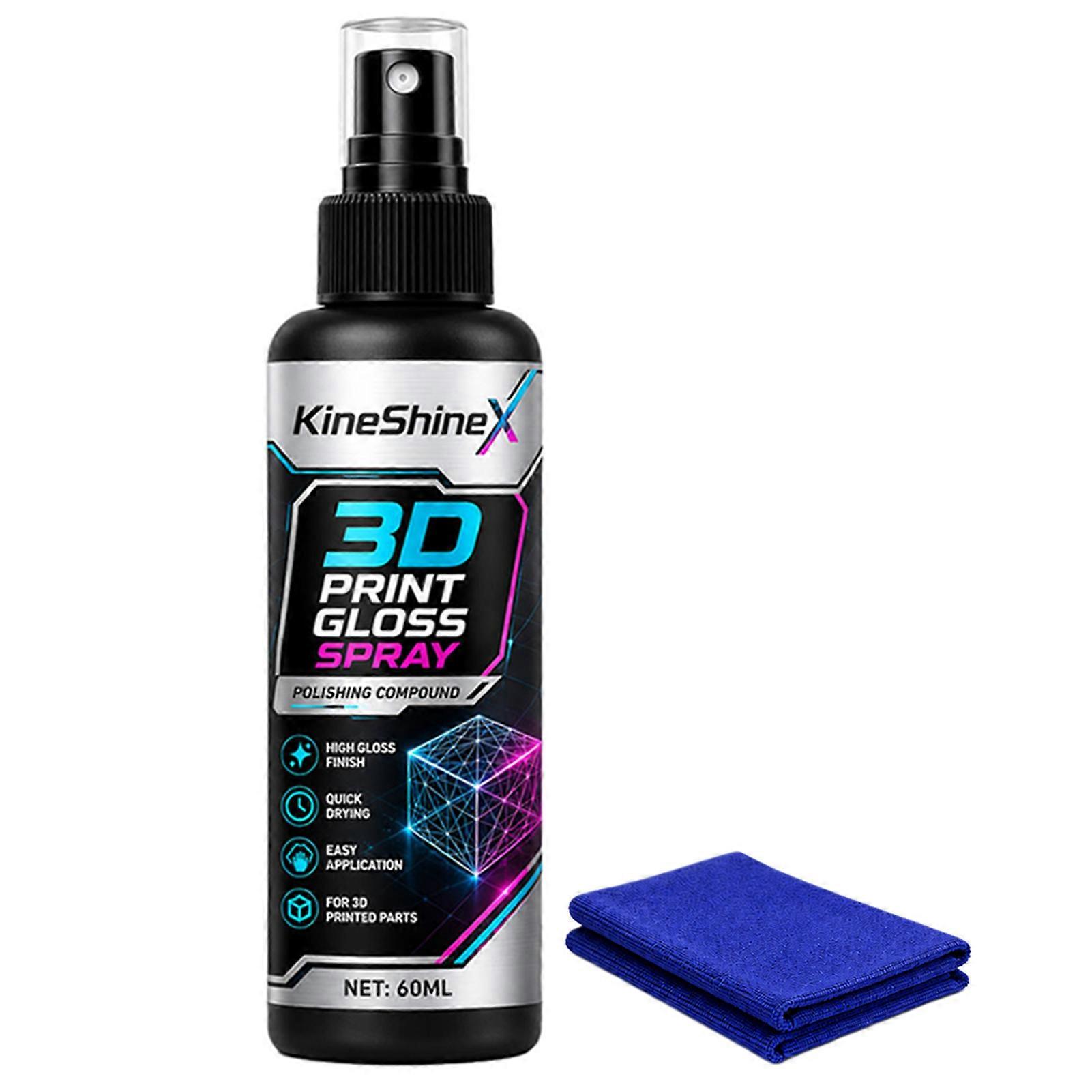 3D Printer Model Gloss Spray Fast-drying formulas for quick processing. Model kit restoration