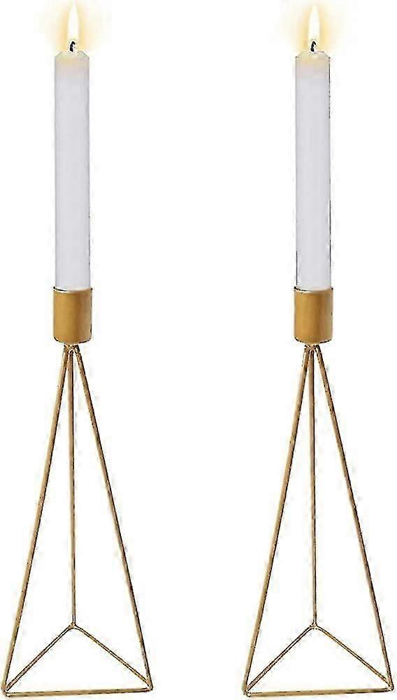 Pack of 2 Vintage Styled Candlestick Holders