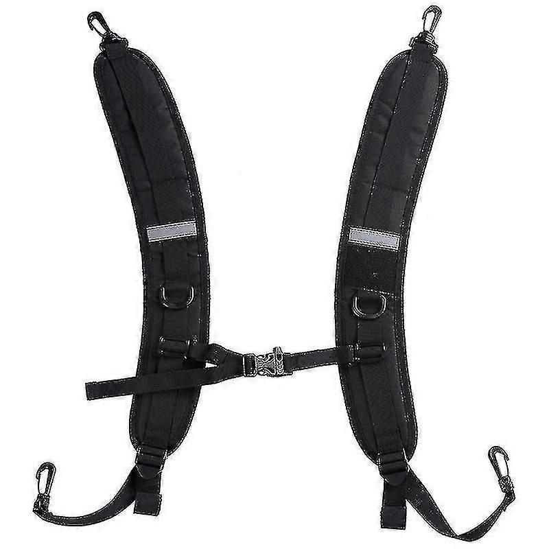 Adjustable Padded Shoulder Straps Compatible with Backpack Dry Bag, Black