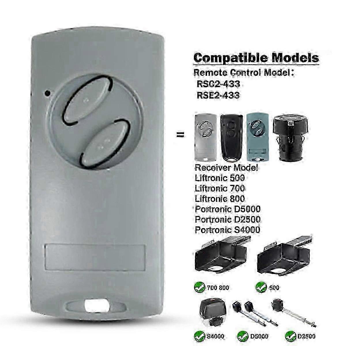 433MHz EcoStar Compatible Remote