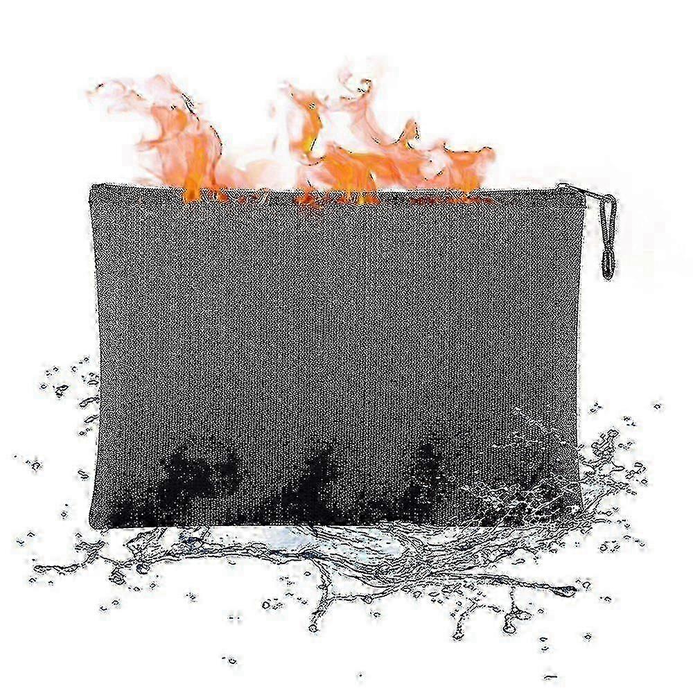 A Fire-Resistant Document Case with Lock - 34x24.5cm File Storage for Important Papers