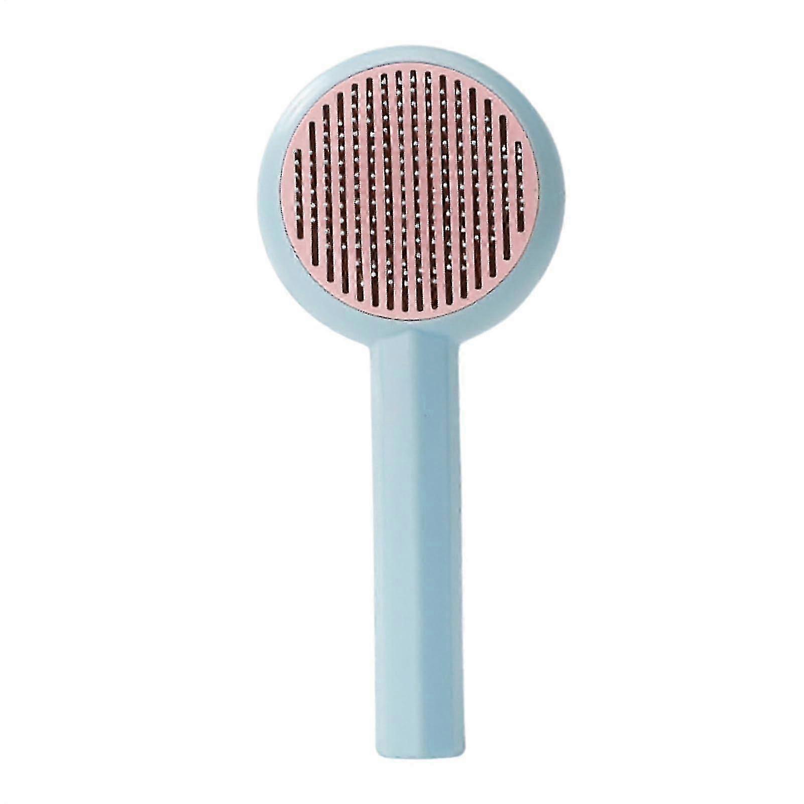 Curved Tooth Self-Cleaning Pet Comb