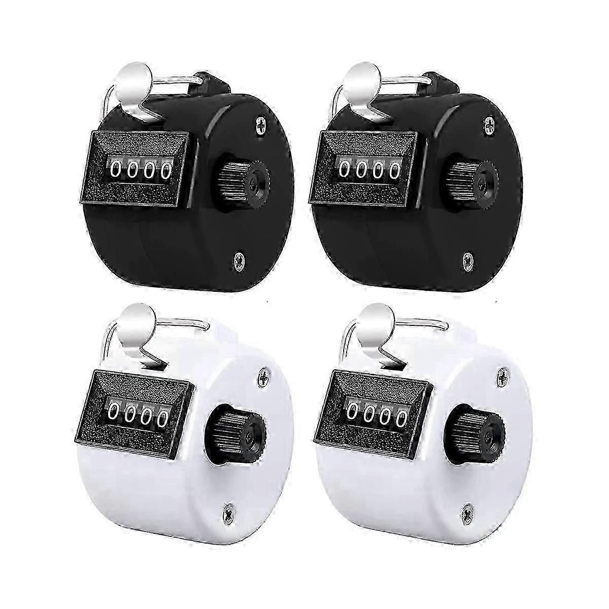 4-Pack Compact 4-Digit Mechanical Counter