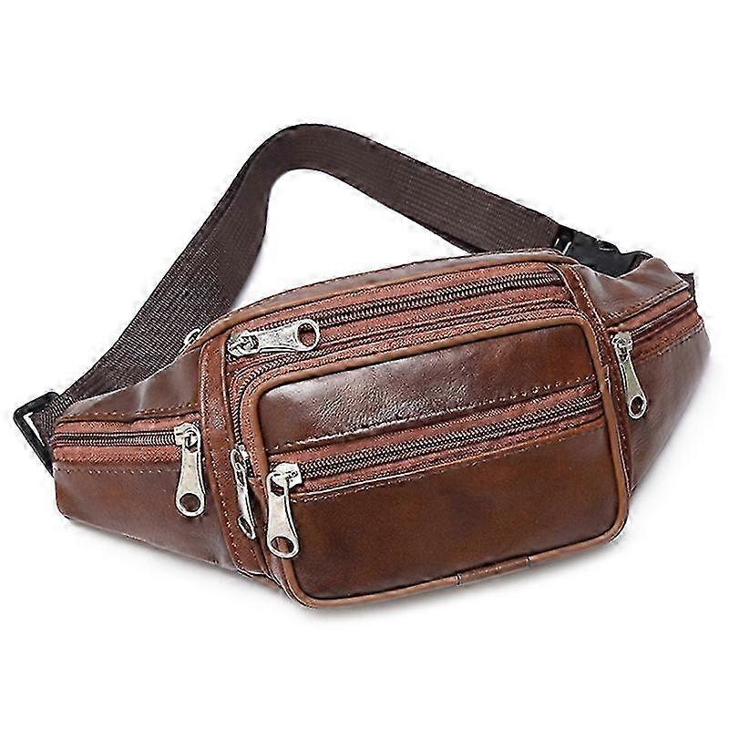Genuine Leather Waist Pack Compact