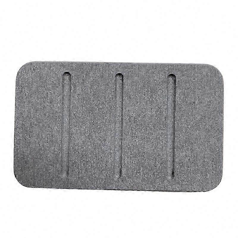 Rectangular Diatom Mud Soap Dish, Quick-Dry Absorbent Mat for Bathroom Countertop
